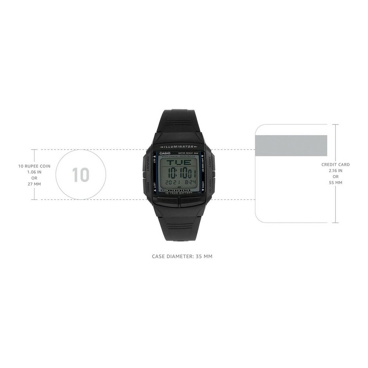 Unisex ur Casio DB-36-1AV (Ø 37 mm)